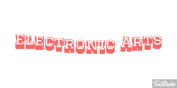 Electronic Arts Efecto de texto