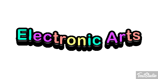 Electronic Arts Efecto de texto
