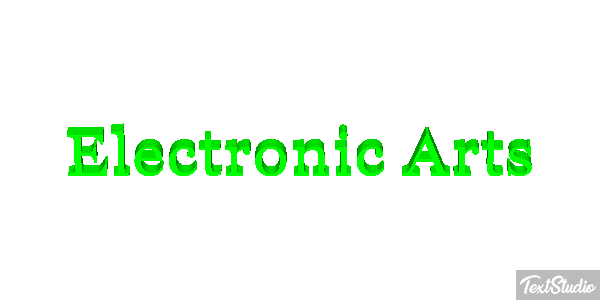 Electronic Arts Efecto de texto