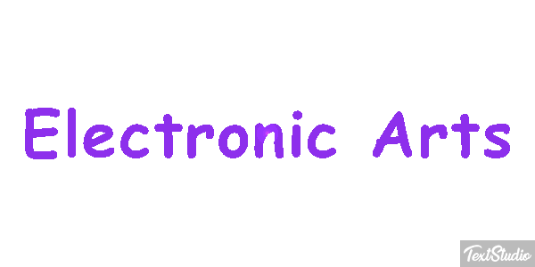 Electronic Arts Efecto de texto
