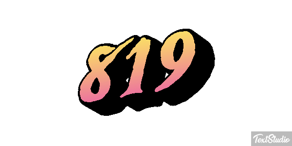 819 Effetto testo