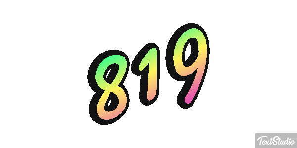 819 Effetto testo