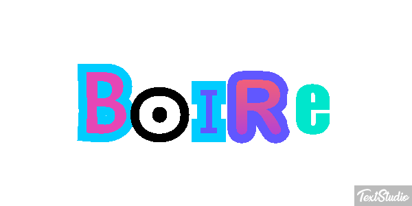 Boire Tekst effect