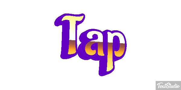 Tap Tekst effect