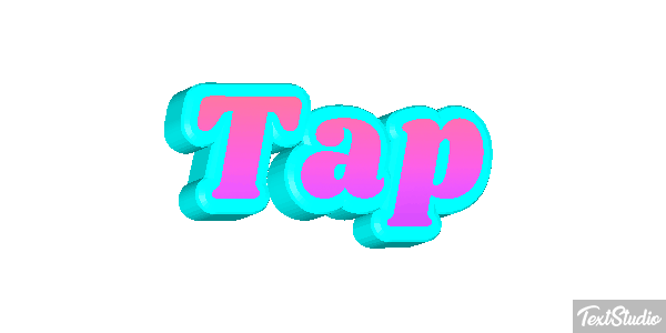 Tap Tekst effect
