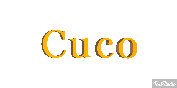 Cuco Efecto de texto