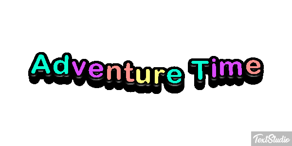 Adventure Time Metin efekti