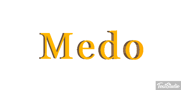 Medo Effetto testo