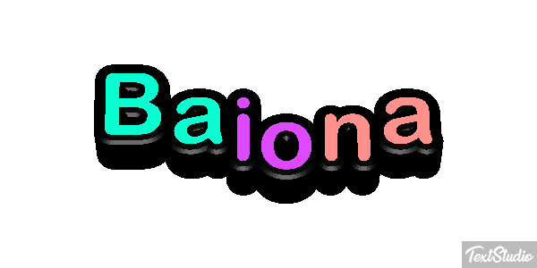 Baiona Efecto de texto