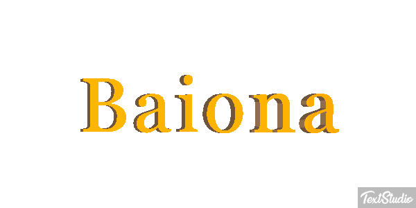 Baiona Efecto de texto