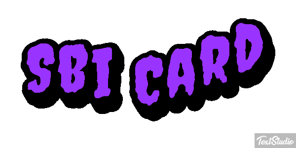Sbi Card Efeito do texto