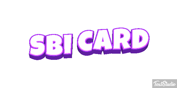 Sbi Card Efeito do texto
