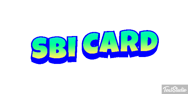 Sbi Card Efeito do texto