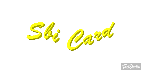 Sbi Card Efeito do texto