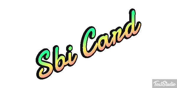 Sbi Card Efeito do texto
