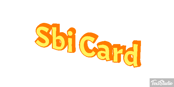 Sbi Card Efeito do texto