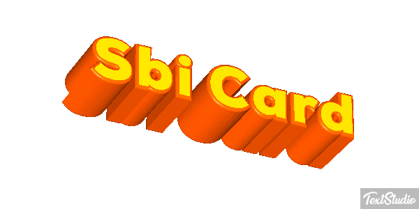 Sbi Card Efeito do texto