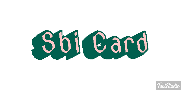 Sbi Card Efeito do texto