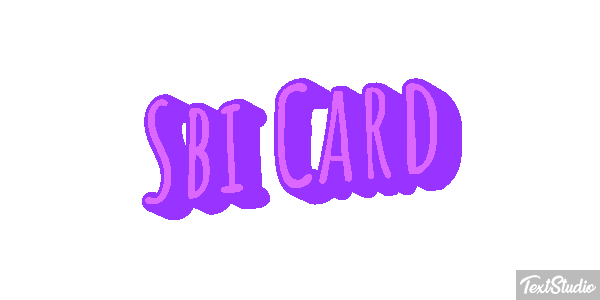Sbi Card Efeito do texto