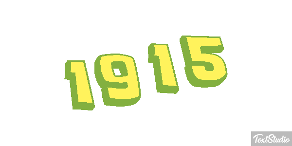 1915 Efeito do texto