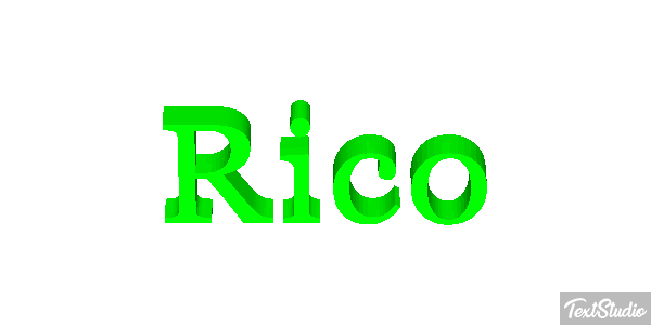 Rico Effet de texte