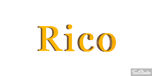 Rico Effet de texte