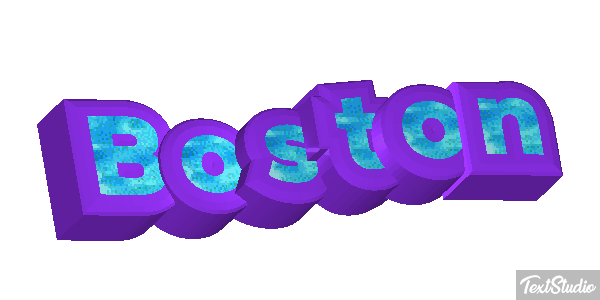 Boston Text effect