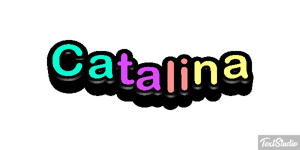 Catalina Текстовый эффект