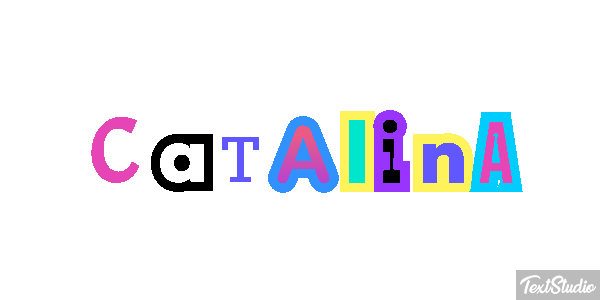 Catalina Текстовый эффект