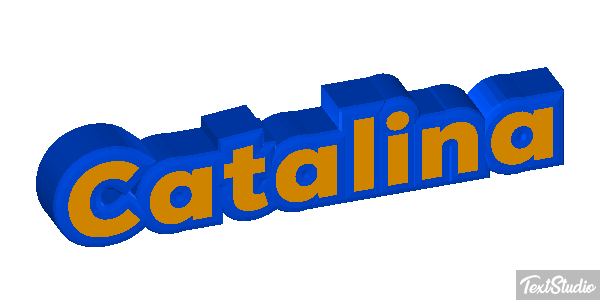 Catalina Текстовый эффект