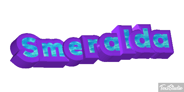 Smeralda Text effect