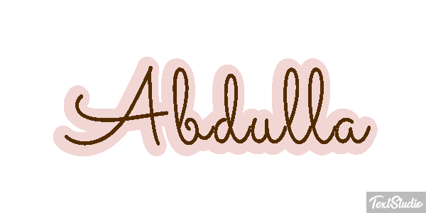 Abdulla Texteffekt