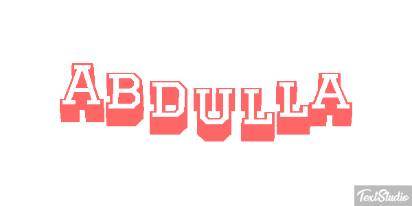 Abdulla Texteffekt