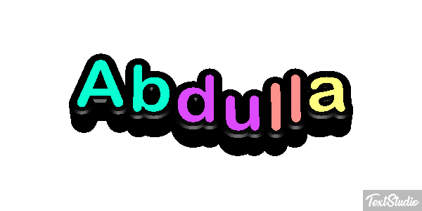 Abdulla Texteffekt