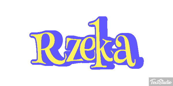 Rzeka Effetto testo