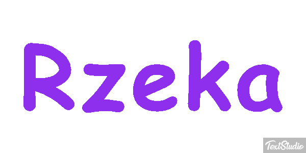 Rzeka Effetto testo