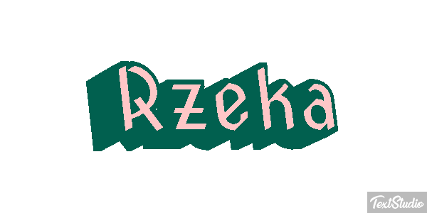 Rzeka Effetto testo