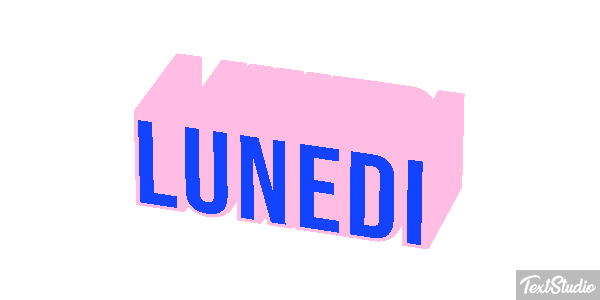 Lunedì Text effect
