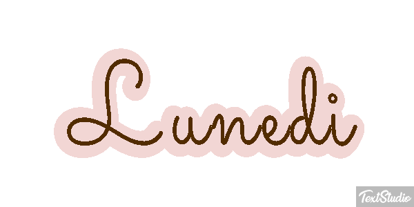 Lunedì Text effect
