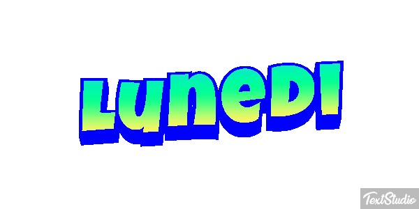 Lunedì Text effect