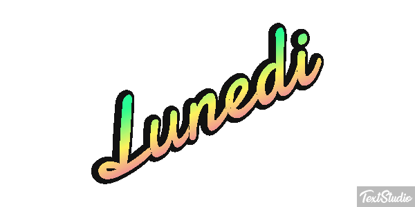 Lunedì Text effect