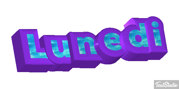 Lunedì Text effect