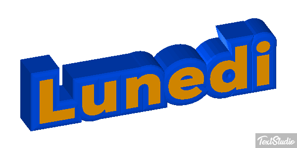 Lunedì Text effect