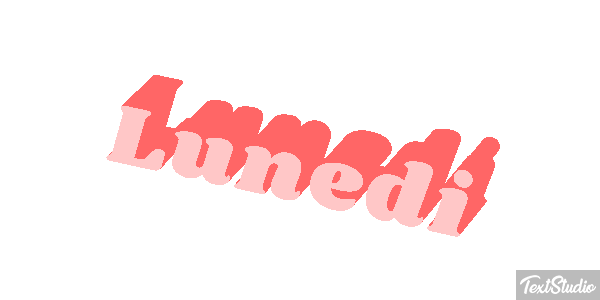 Lunedì Text effect