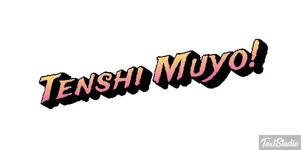 Tenshi Muyo! Effetto testo