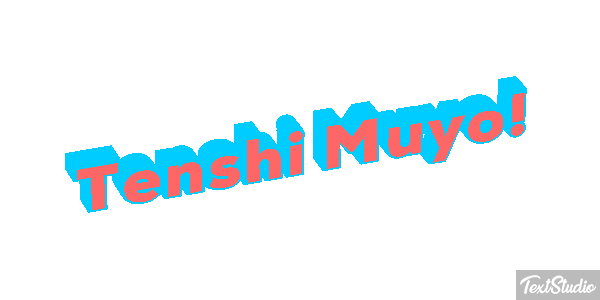 Tenshi Muyo! Effetto testo