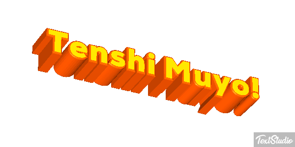 Tenshi Muyo! Effetto testo