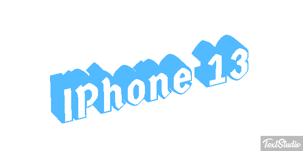 IPhone 13 Text effect