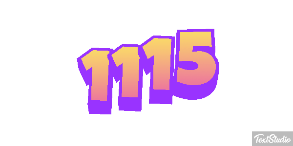 1115 Text effect
