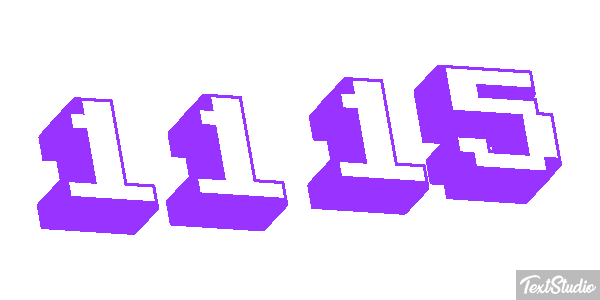 1115 Text effect
